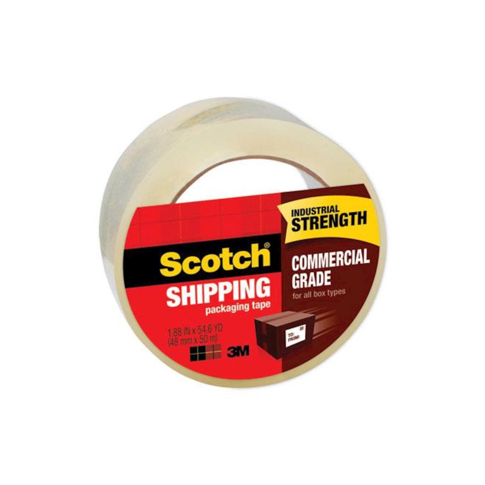 3750 Commercial Grade Packaging Tape with ST-181 Pistol-Grip Dispenser, 3" Core, 1.88" x 54.6 yds, Clear, 36/Carton. Picture 3