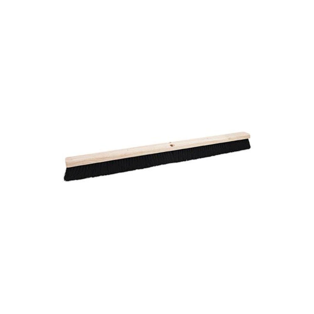 Floor Brush Head, 2.5" Black Tampico Fiber Bristles, 36" Brush. Picture 1