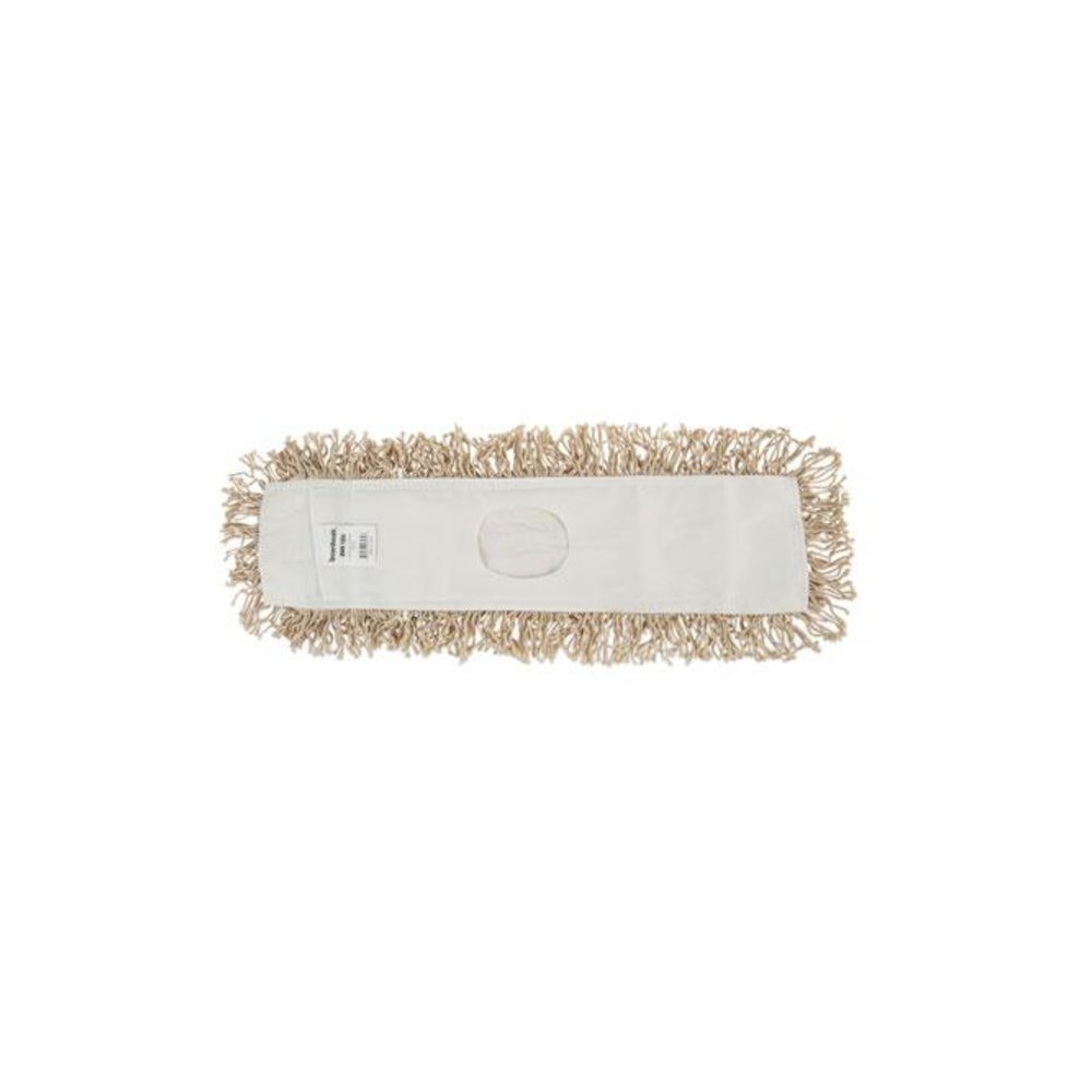 Industrial Dust Mop Head, Hygrade Cotton, 24 x 5, White. Picture 2