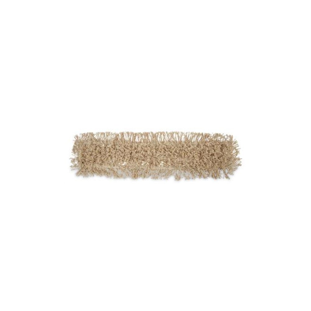 Industrial Dust Mop Head, Washable, Hygrade Cotton, 36 x 5, White. Picture 1