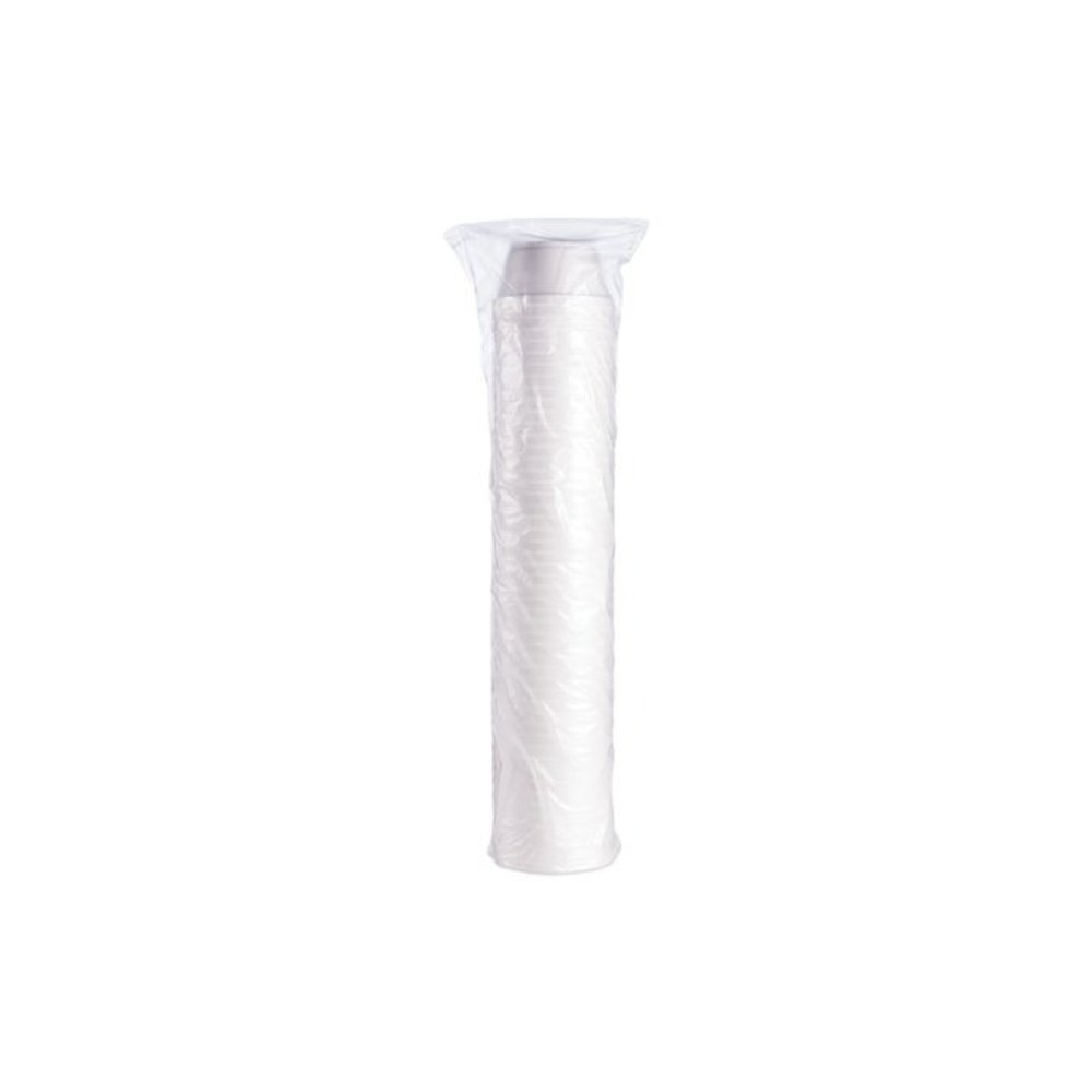 Foam Container, Extra Squat, 8 oz, White, 1,000/Carton. Picture 4