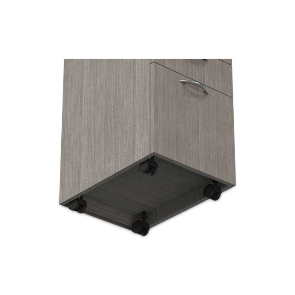 Alera Valencia Series Mobile Pedestal File, Left/Right, 3-Drawer: Box/Box/File, Legal/Letter, Gray, 15.88 x 20.5 x 28.39. Picture 6