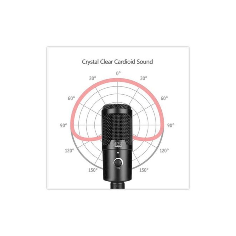 Xtream M4 Cardioid Condenser Recording Microphone, Black. Picture 5