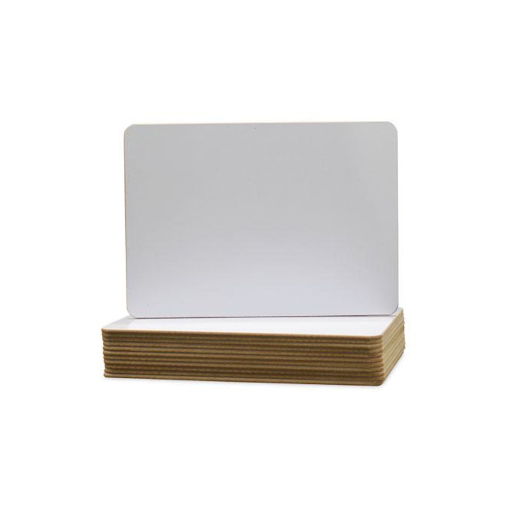 Dry Erase Board, 12" x 9.5", White Surface, 12/Pack. Picture 2
