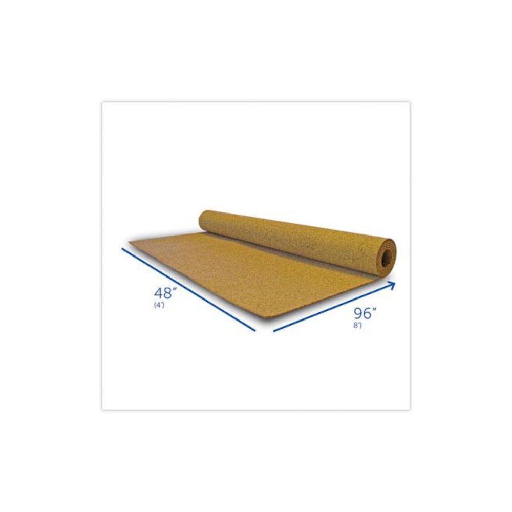 Cork Roll, 48" x 0.12" x 96", Brown. Picture 3