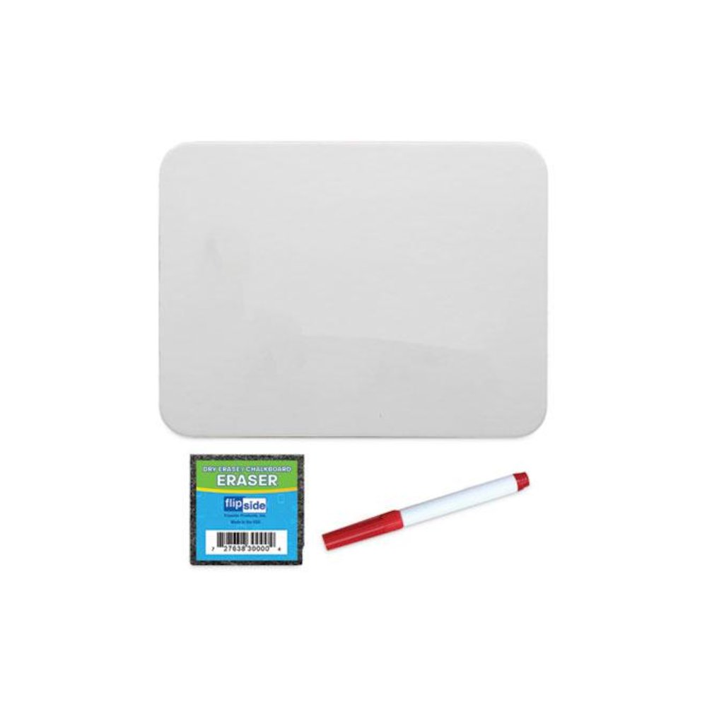 Dry Erase Board Set, 12" x 9", White Surface, 12/Pack. Picture 1