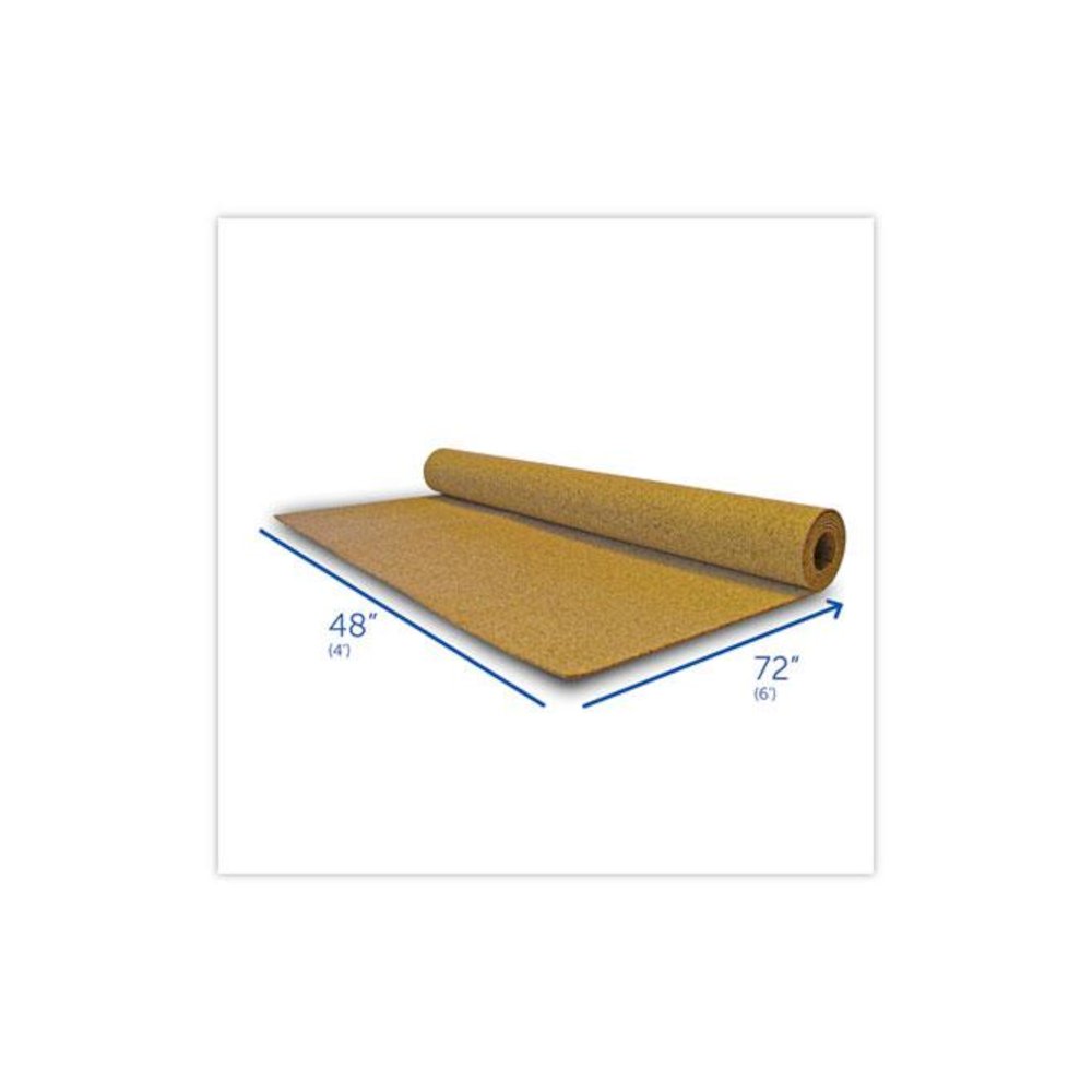 Cork Roll, 48" x 0.24" x 96", Brown. Picture 3
