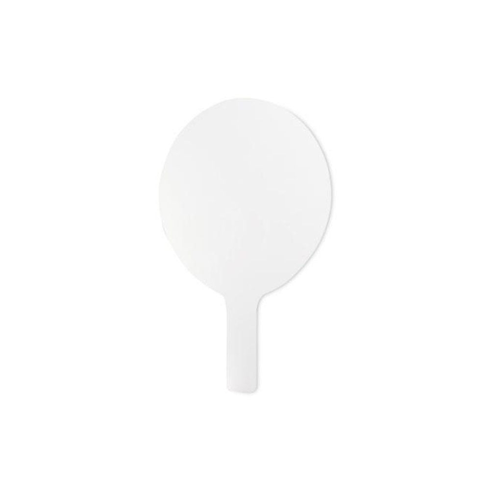 Dry Erase Paddle, 12" x 7", White Surface, 12/Pack. Picture 1