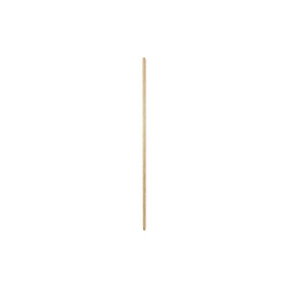 Threaded End Broom Handle, 0.94" dia x 54", Natural. Picture 1