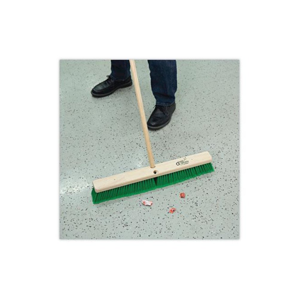 Threaded End Broom Handle, 0.94" dia x 54", Natural. Picture 5