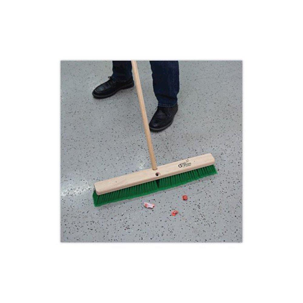 Threaded End Broom Handle, 0.94" dia x 60", Natural. Picture 5