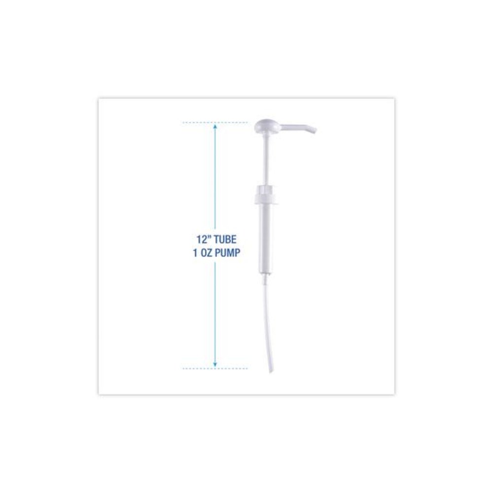 Siphon Pump for 1 gal Bottles, 1 oz Output, 12" Tube, Plastic, White, 12/Carton. Picture 2