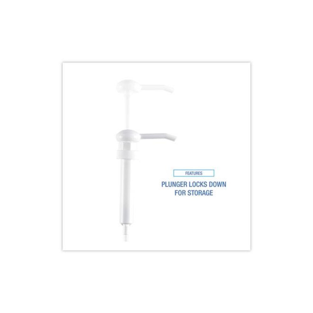 Siphon Pump for 1 gal Bottles, 1 oz Output, 12" Tube, Plastic, White, 12/Carton. Picture 4