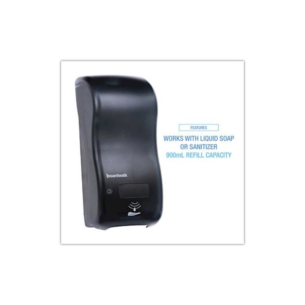 Bulk Fill Foam Soap Dispenser with Key Lock, 900 mL, 5.25 x 4 x 12, Black Pearl. Picture 3