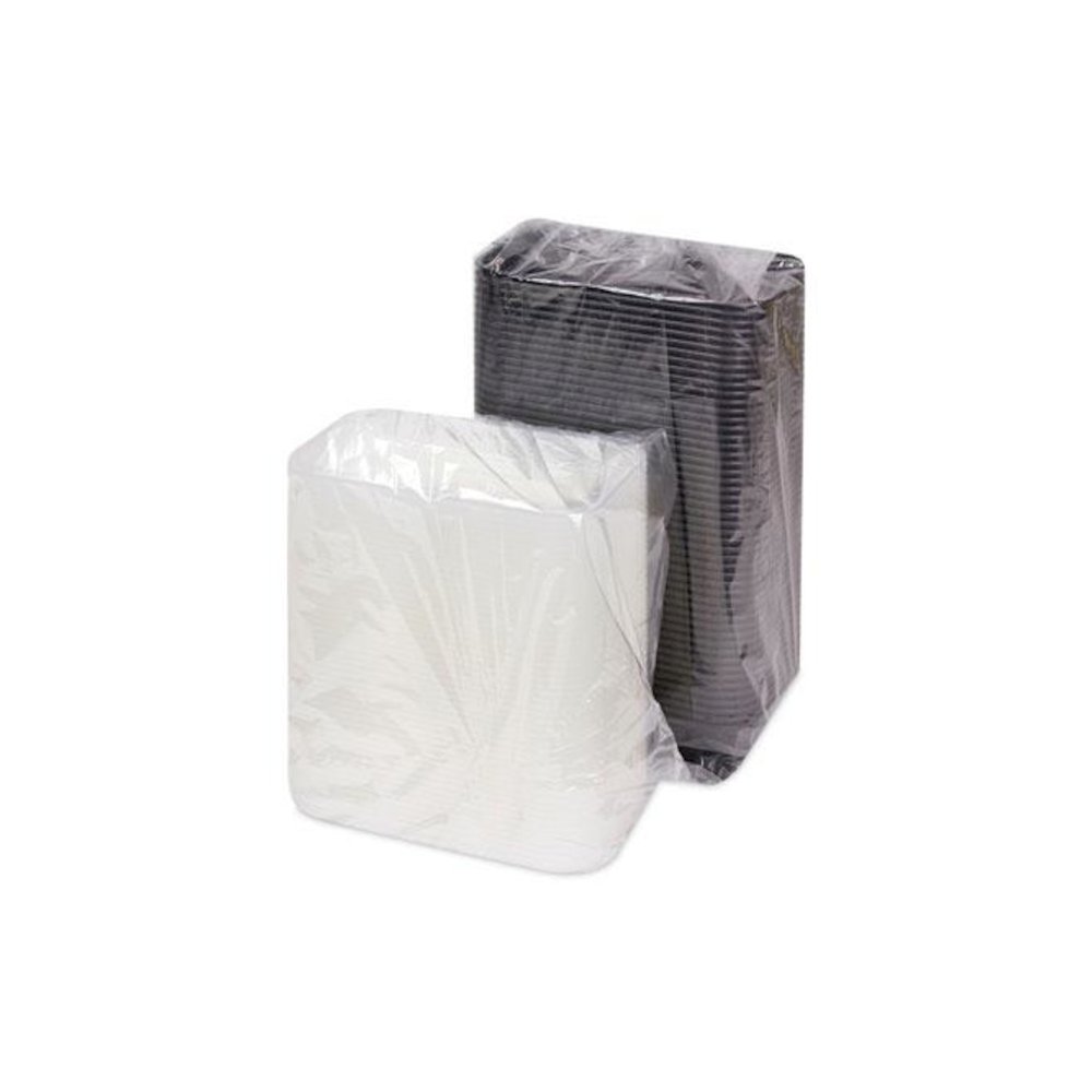 Newspring VERSAtainer Microwavable Containers, 24 oz, 7.4 x 5 x 2.5, Black/Clear, Plastic, 150/Carton. Picture 3