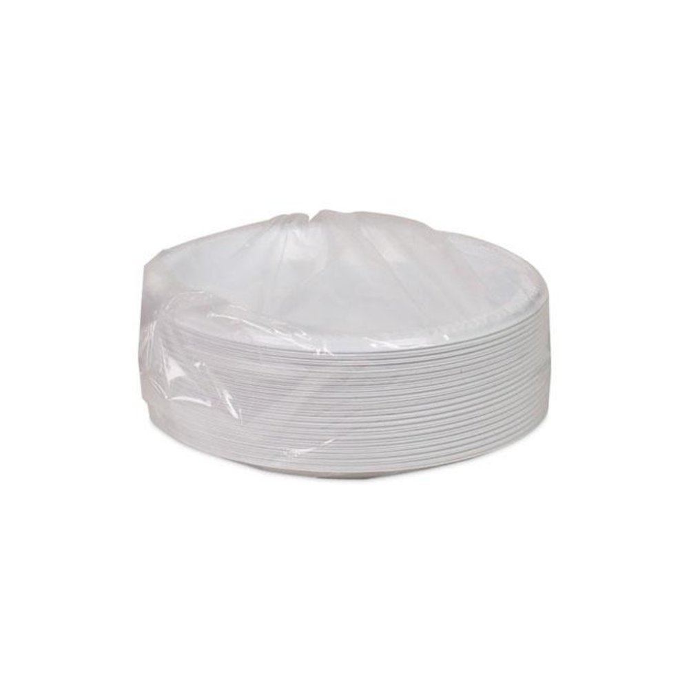 Meadoware Impact Plastic Dinnerware, Plate, 8.88" dia, White, 400/Carton. Picture 3