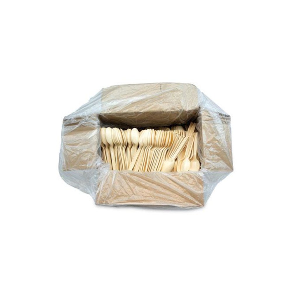 EarthChoice PSM Cutlery, Heavyweight Spoon, Plastic, Tan, 1,000/Carton. Picture 3