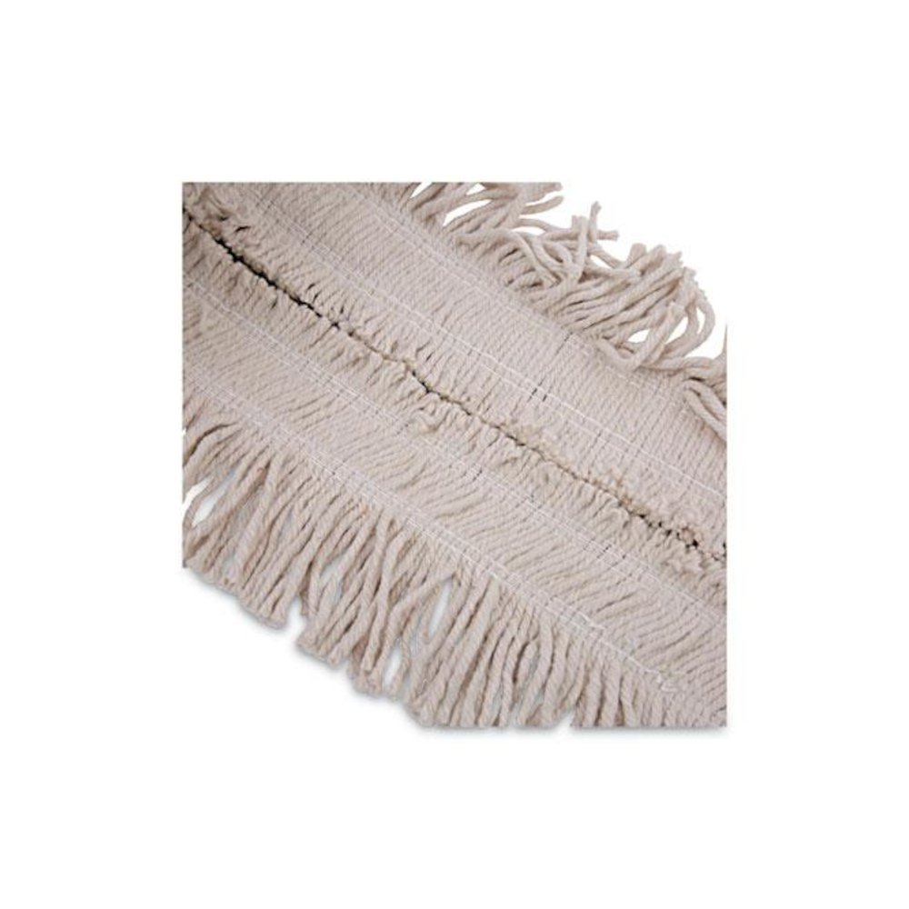 Flash Forty Disposable Dust Mop Heads, Cotton, 5", Natural. Picture 4