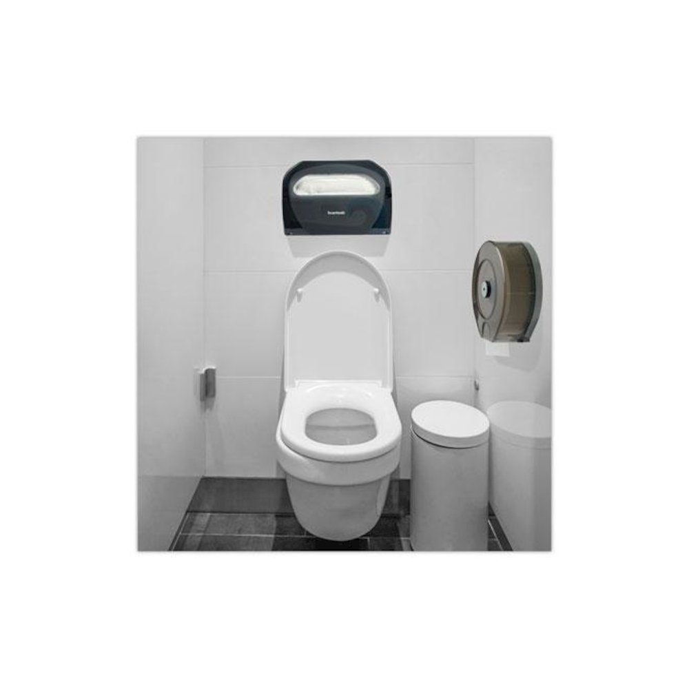 Premium Half-Fold Toilet Seat Covers, 14.17 x 16.73, White, 250/Sleeve, 4 Sleeves/Carton. Picture 5