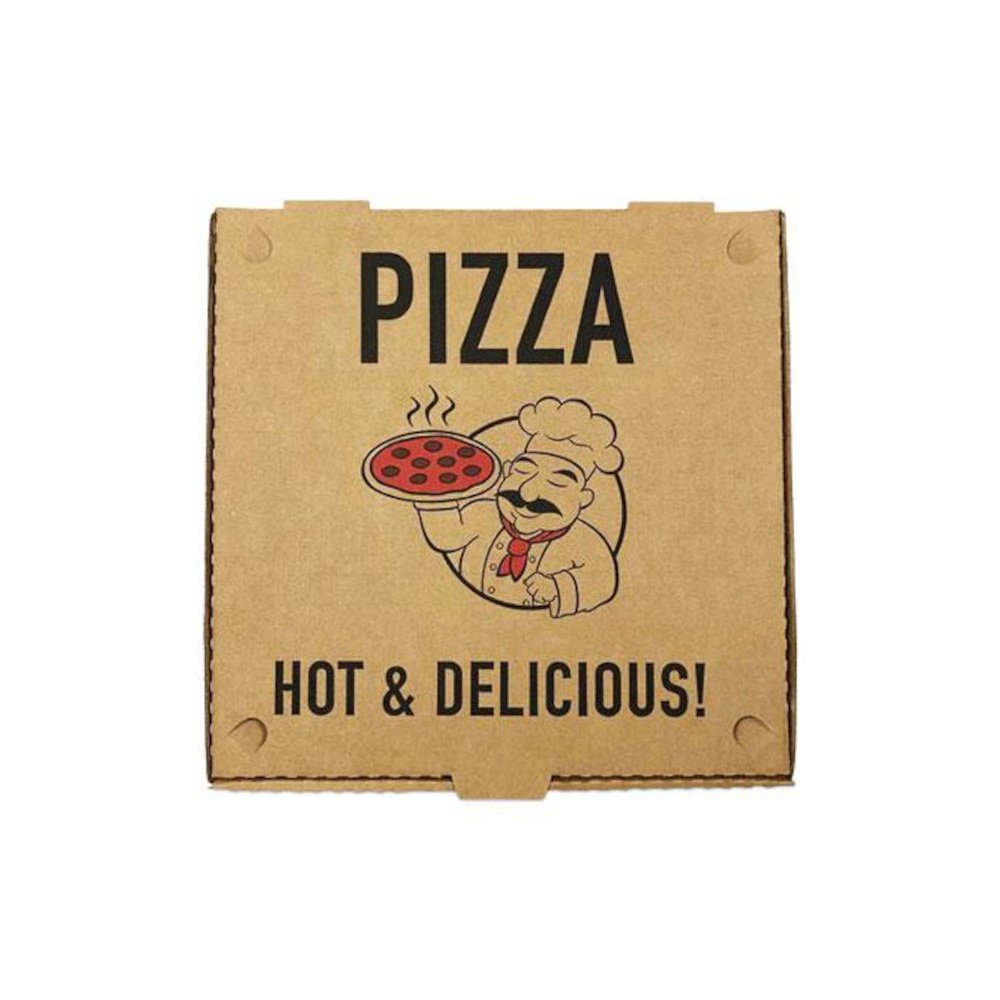 Pizza Boxes, 12 x 12 x 2, Brown, Paper, 50/Pack. Picture 2