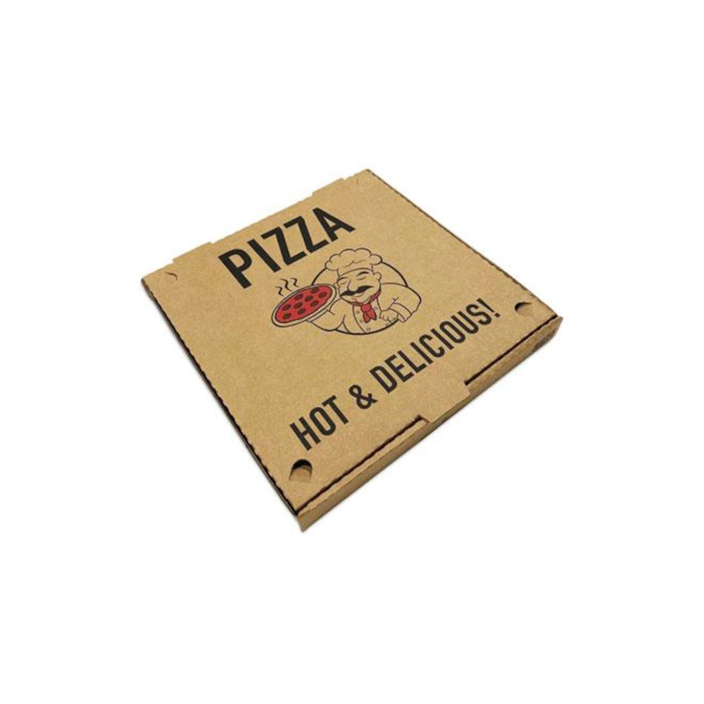 Pizza Boxes, 12 x 12 x 2, Brown, Paper, 50/Pack. Picture 1