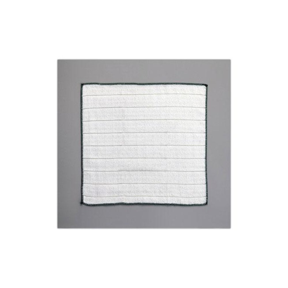 Kitchen Cleaning Cloth, Microfiber, 11.4 x 12.4, White, 2/Pack, 12 Packs/Carton. Picture 2