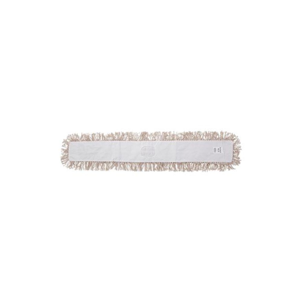 Industrial Dust Mop Head, Hygrade Cotton, 48 x 5, White. Picture 1