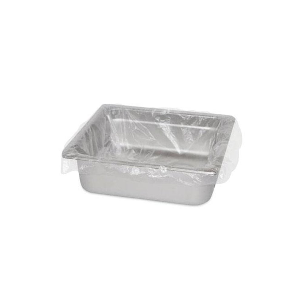 Steam Pan Liners for 1/3-Size Pans, Includes Twist-Ties, 18" x 14", Clear, 250/Carton. Picture 1