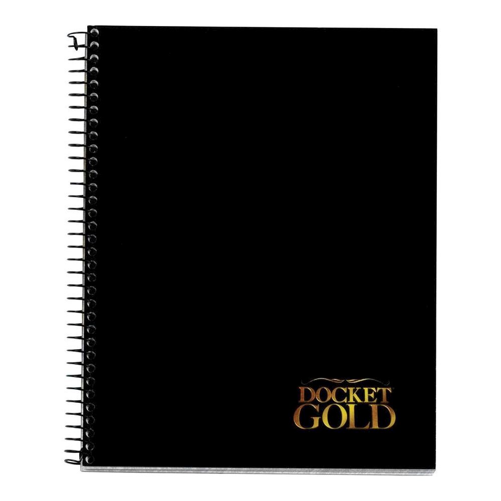 TOPS Docket Gold Wirebound Project Planner - Action - 6 3/4" x 8 1/2" Sheet Size - Wire Bound - Chipboard - White - Chipboard - Perforated, Notepad - 1 Each. Picture 3