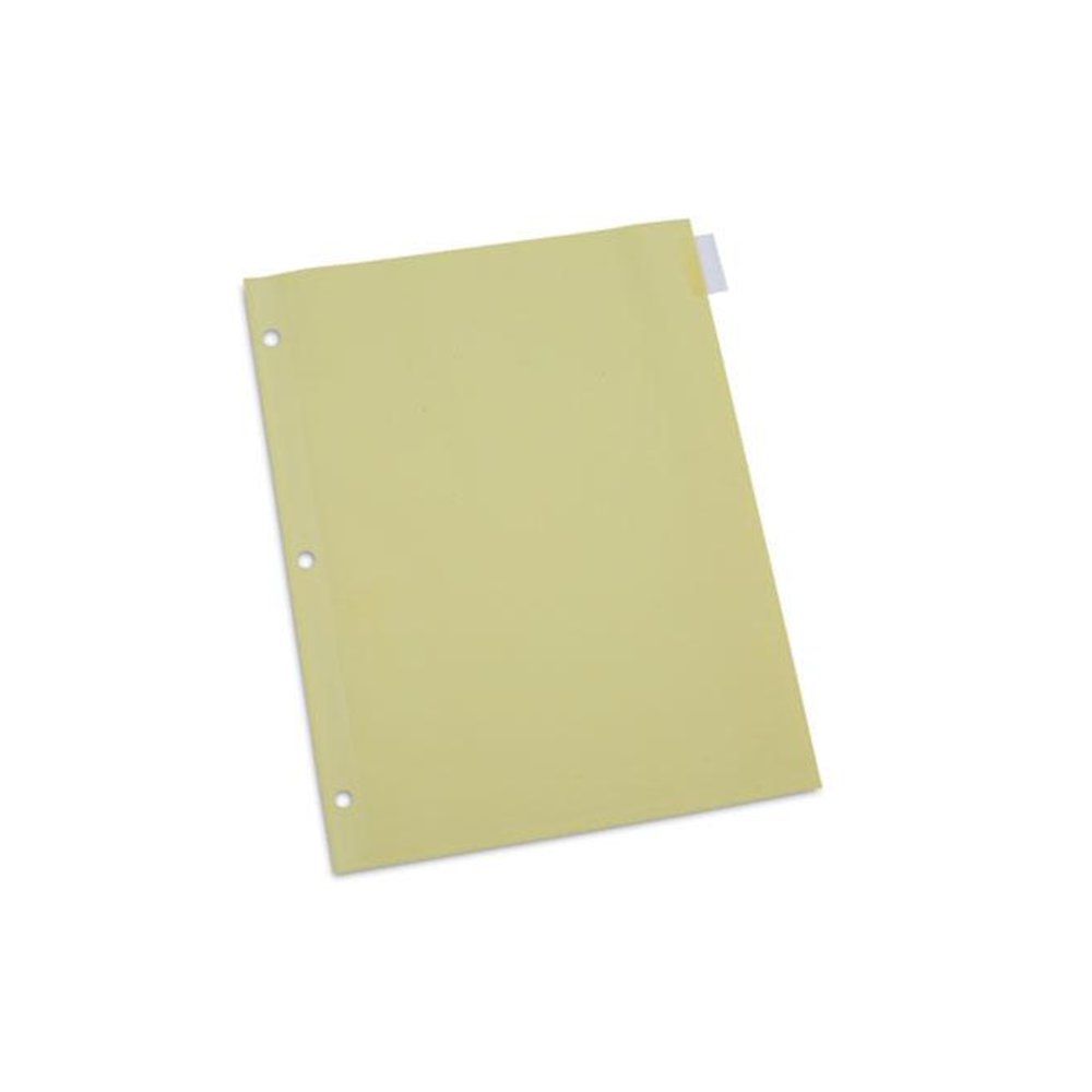Insertable Tab Index, 8-Tab, 11 x 8.5, Buff, Clear Tabs, 24 Sets. Picture 1