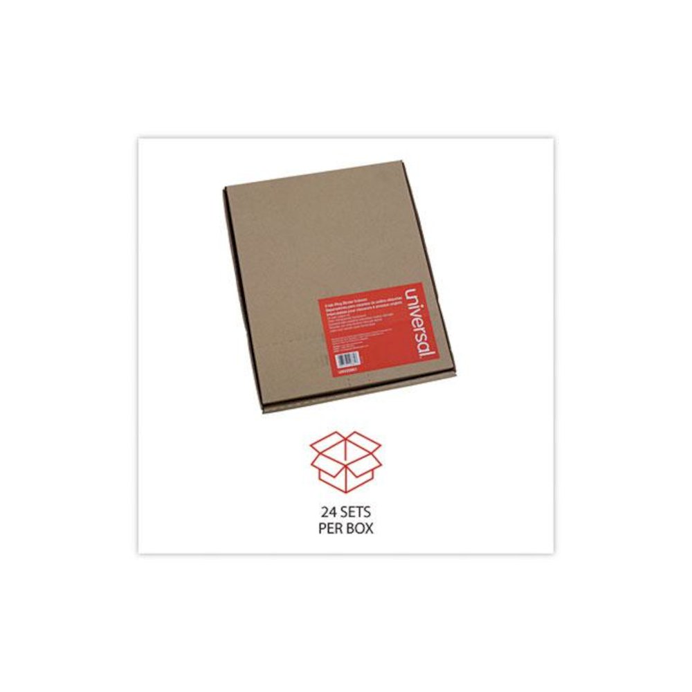 Deluxe Extended Insertable Tab Indexes, 5-Tab, 11 x 8.5, Buff, Clear Tabs, 24 Sets. Picture 4