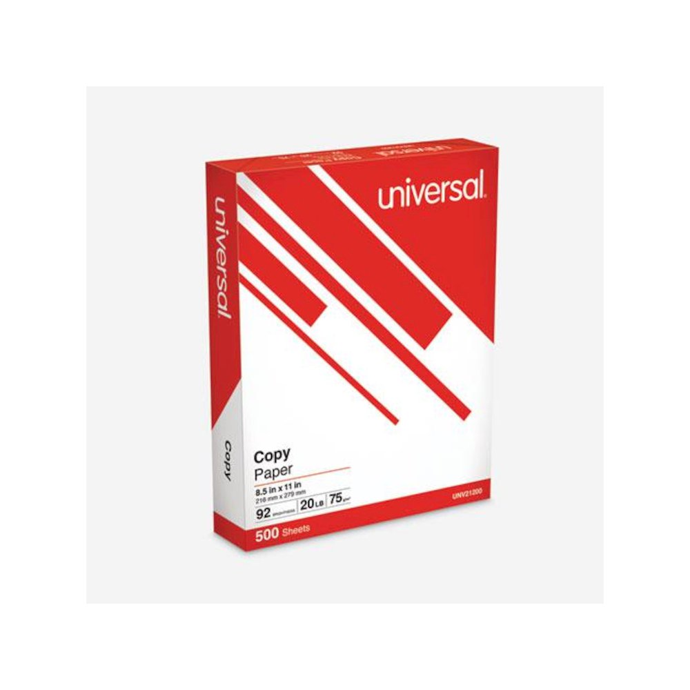 Copy Paper, 92 Bright, 20 lb Bond Weight, 8.5 x 11, White, 500 Sheets/Ream, 10 Reams/Carton. Picture 3