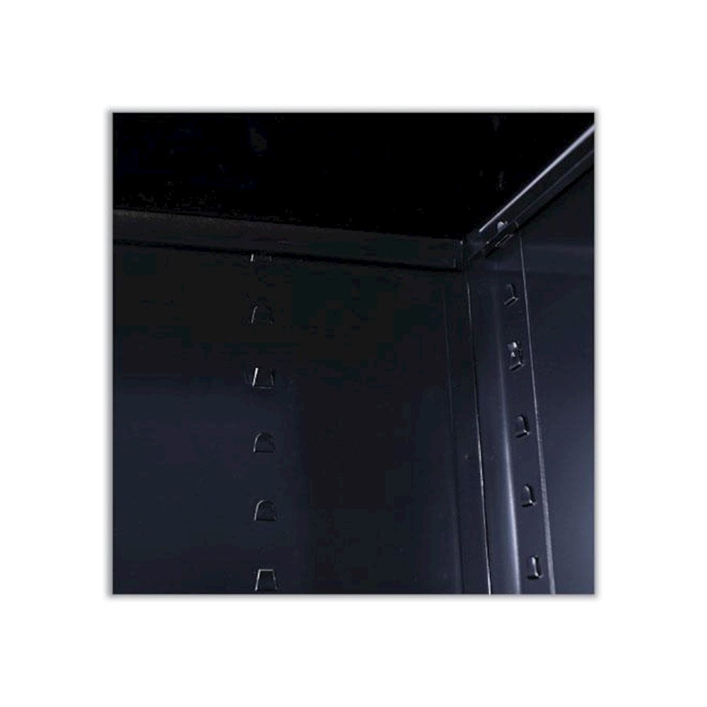 Standard Assembled Storage Cabinet, 36w x 18d x 72h, Black. Picture 6