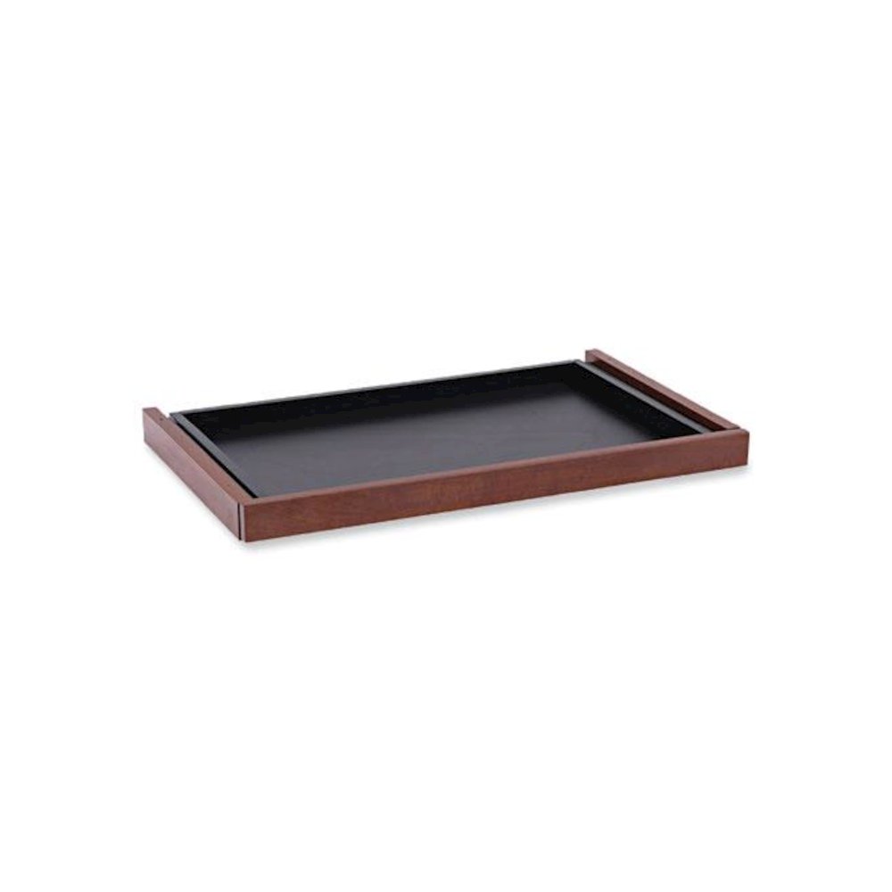 Alera Valencia Series Center Drawer, Laminate, 24.5w x 15d x 2h, Medium Cherry. Picture 1