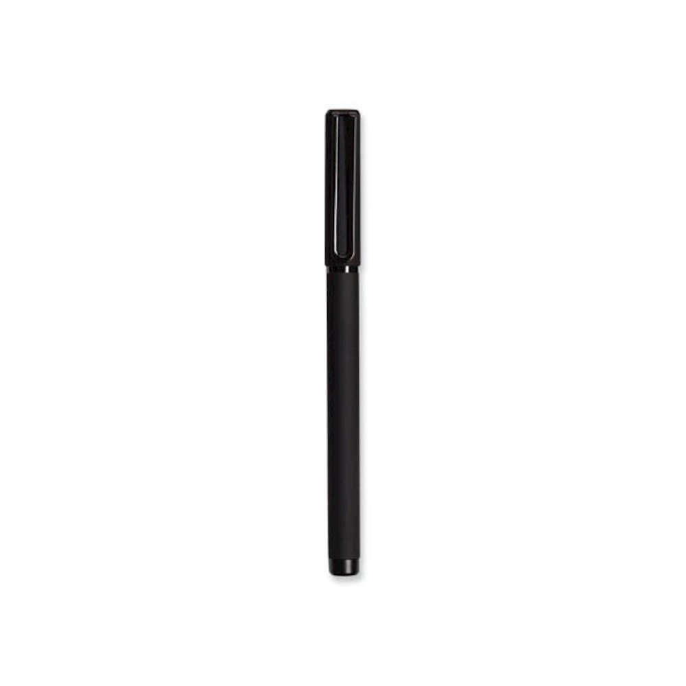 Catalina Soft Touch Porous Point Pen, Stick, Fine 0.7 mm, Black Ink, Black Barrel, Dozen. Picture 1