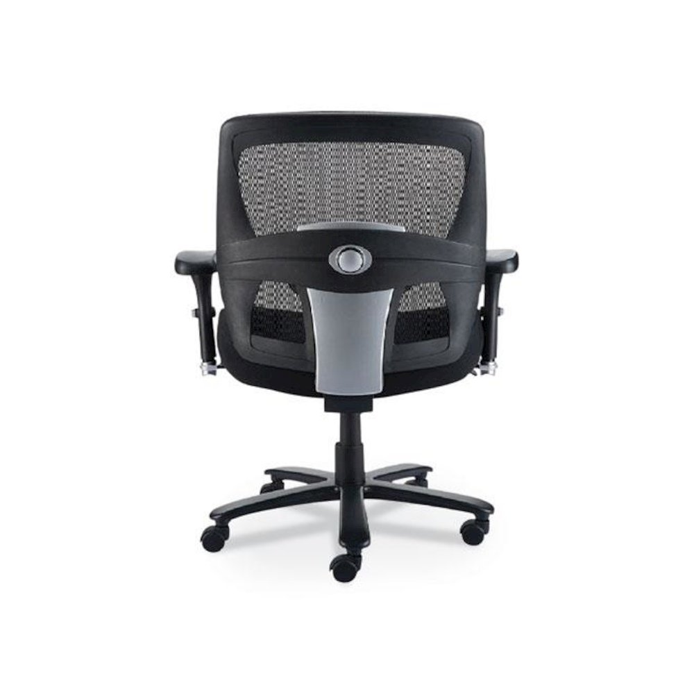 Alera Faseny Series Big and Tall Manager Chair, Supports Up to 400 lbs, 17.48" to 21.73" Seat Height, Black Seat/Back/Base. Picture 4