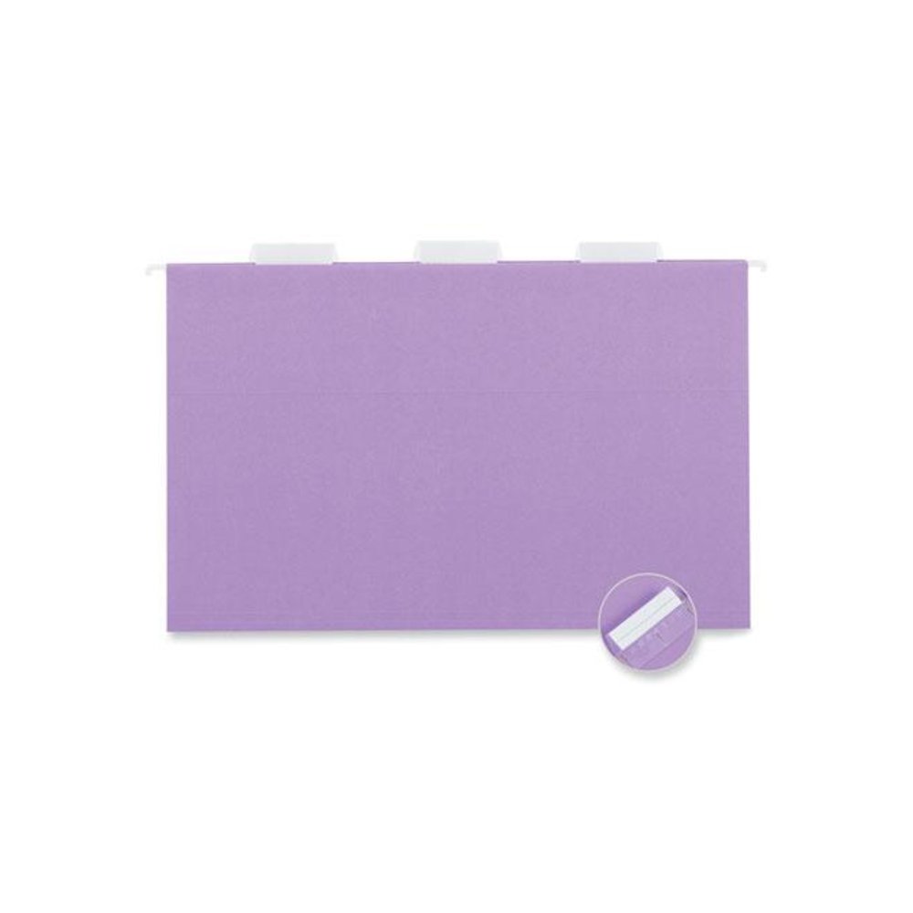 Deluxe Bright Color Hanging File Folders, Legal Size, 1/5-Cut Tabs, Assorted Colors, 25/Box. Picture 3