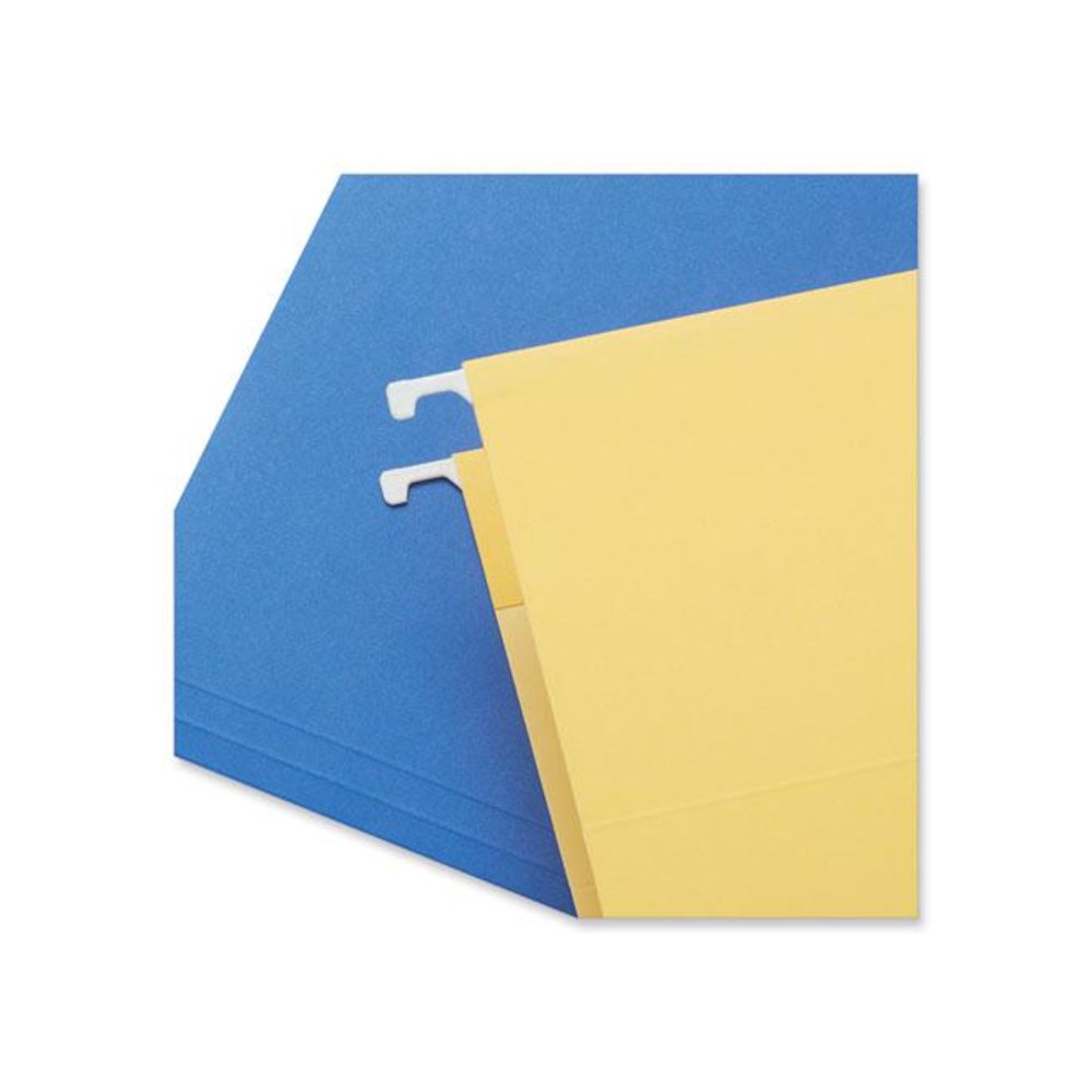 Deluxe Bright Color Hanging File Folders, Legal Size, 1/5-Cut Tabs, Assorted Colors, 25/Box. Picture 4