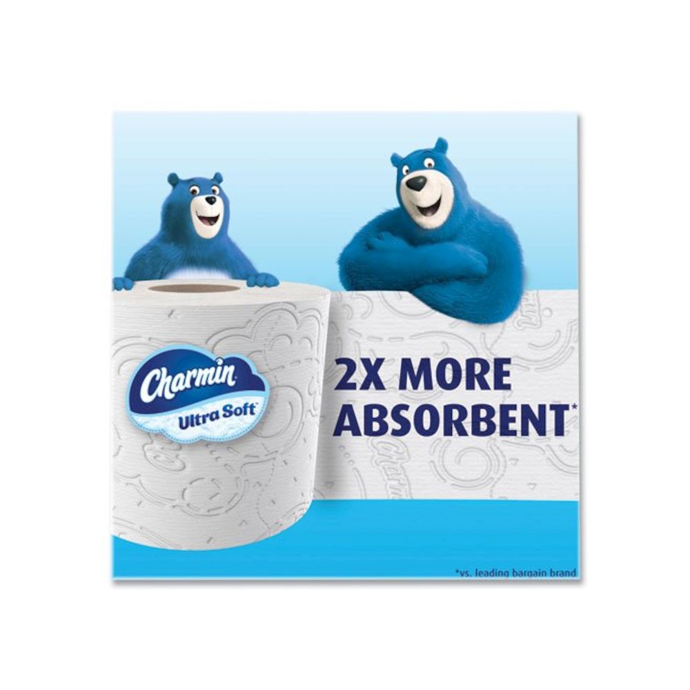 Ultra Soft Bathroom Tissue, Mega Roll, Septic Safe, 2-Ply, White, 244 Sheets/Roll, 30 Rolls/Pack. Picture 5