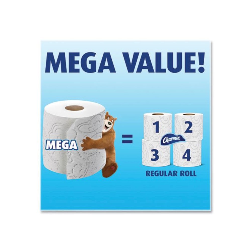 Ultra Soft Bathroom Tissue, Mega Roll, Septic Safe, 2-Ply, White, 244 Sheets/Roll, 30 Rolls/Pack. Picture 7