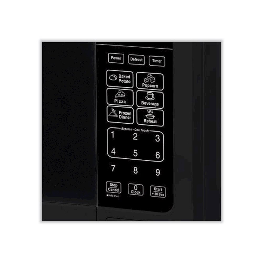 0.7 cu ft Microwave Oven, 700 W, Black. Picture 2