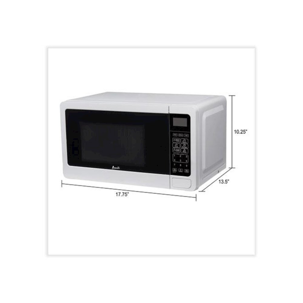 0.7 cu ft Microwave Oven, 700 W, White. Picture 2