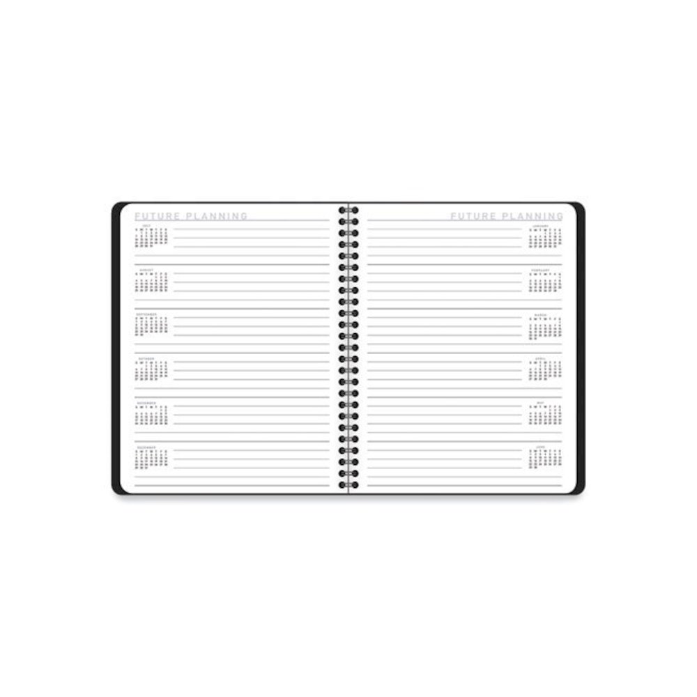 Contempo Lite Academic Year Weekly/Monthly Planner, 8.75 x 7.87, Black Cover, 12-Month (July to June): 2025 to 2026. Picture 5