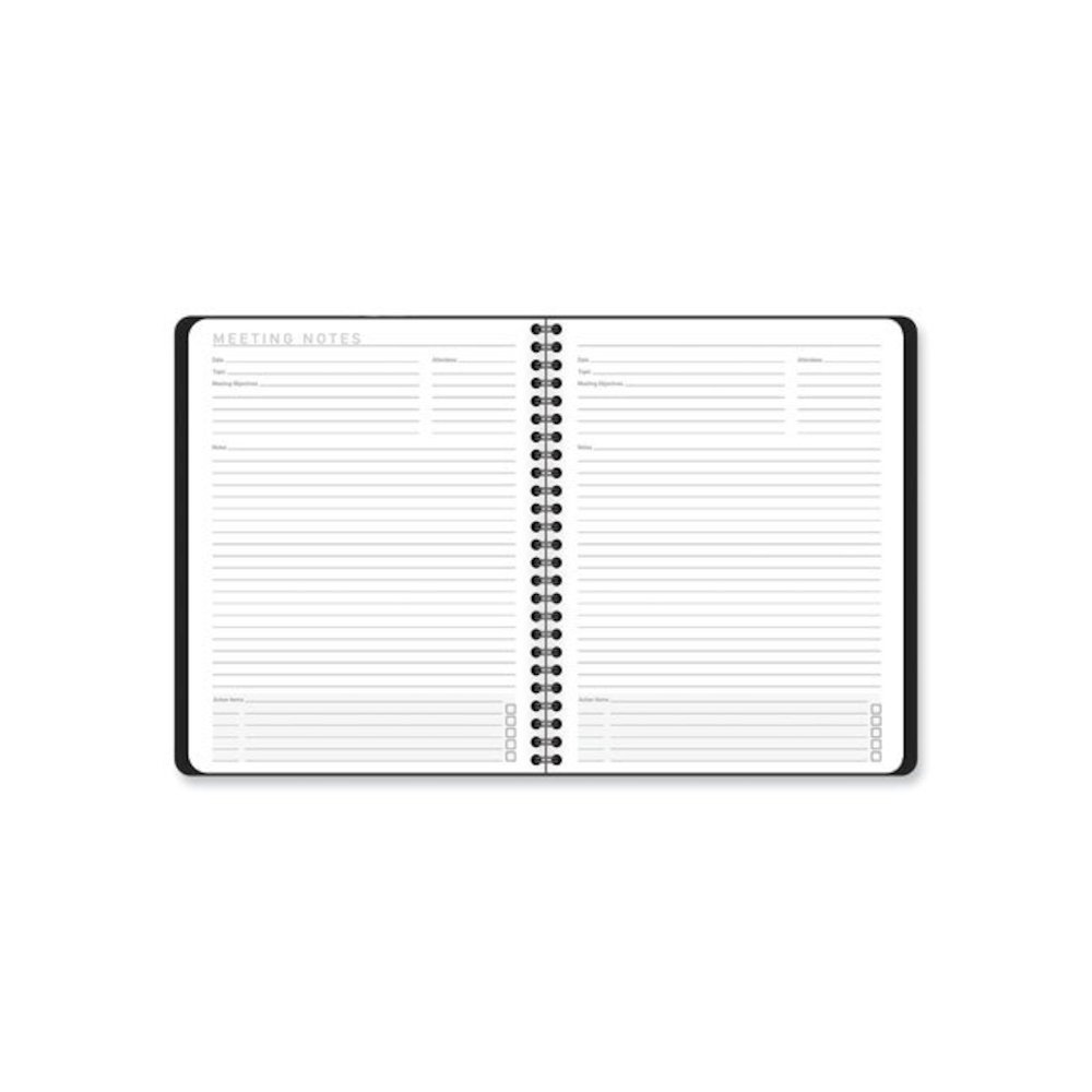 Contempo Lite Academic Year Weekly/Monthly Planner, 8.75 x 7.87, Black Cover, 12-Month (July to June): 2025 to 2026. Picture 7