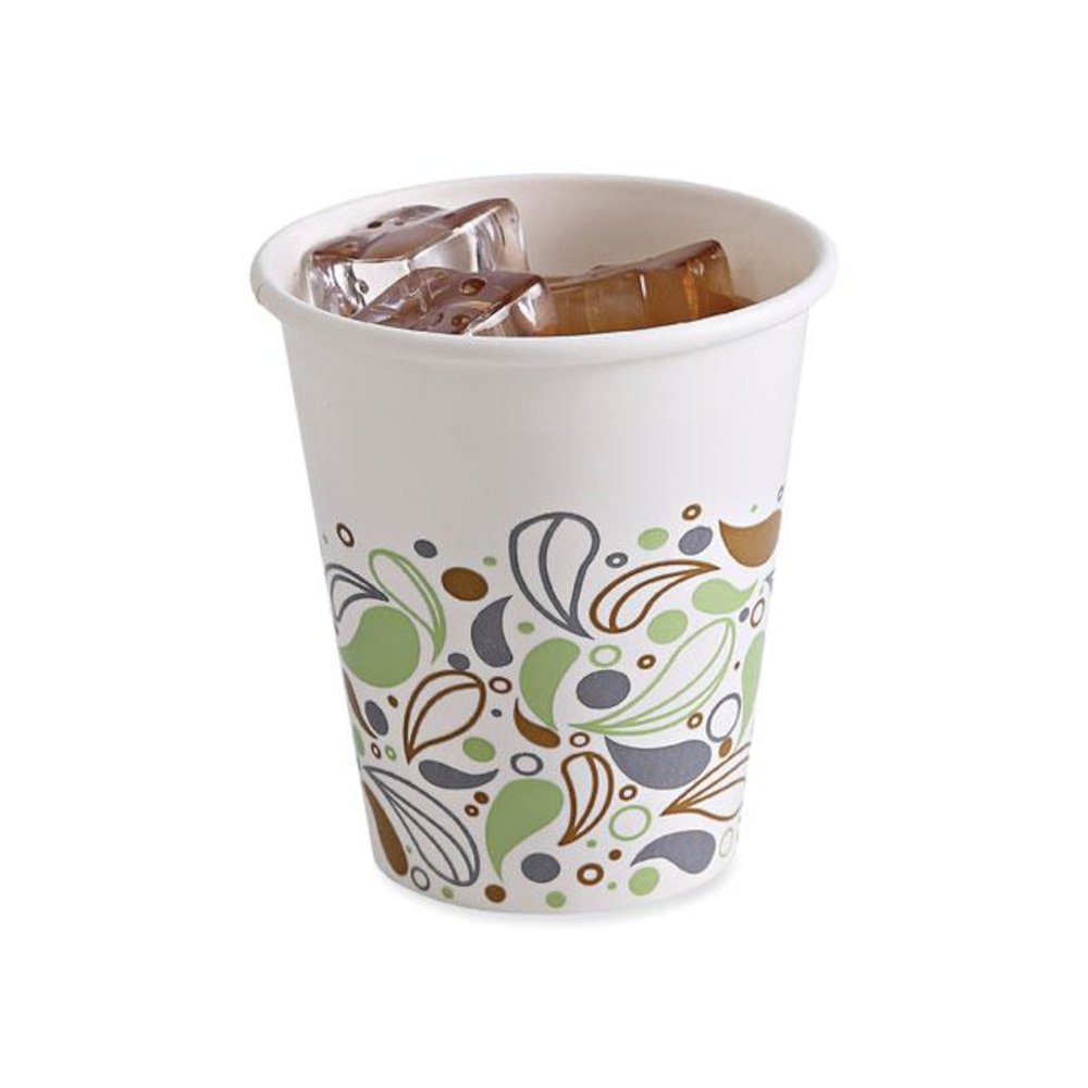 Deerfield Printed Paper Cold Cups, 12 oz, 50/Sleeve, 20 Sleeves/Carton. Picture 1