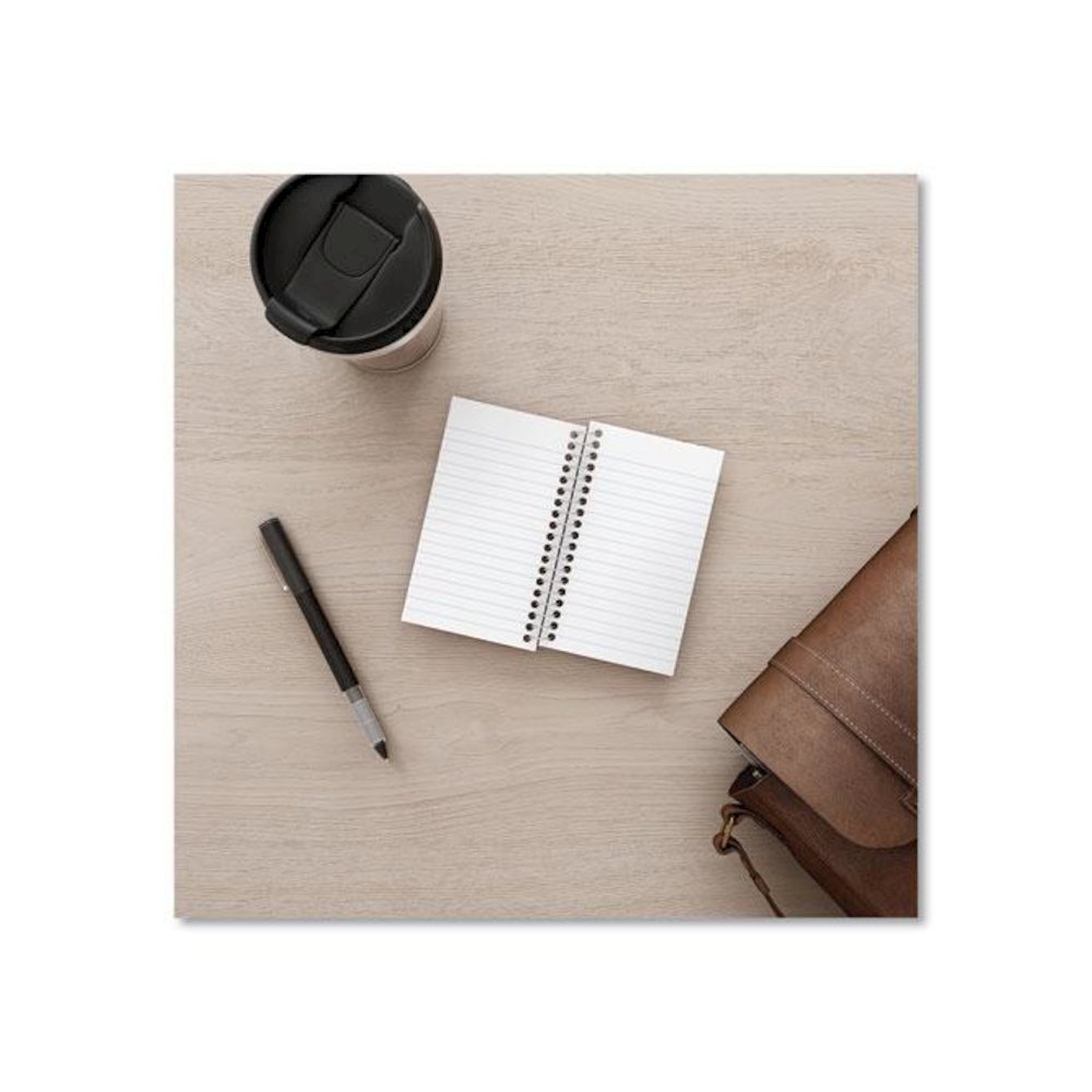 Wirebound Memo Book, Narrow Rule, Red Cover, (50) 5 x 3 Sheets, 12/Pack. Picture 4