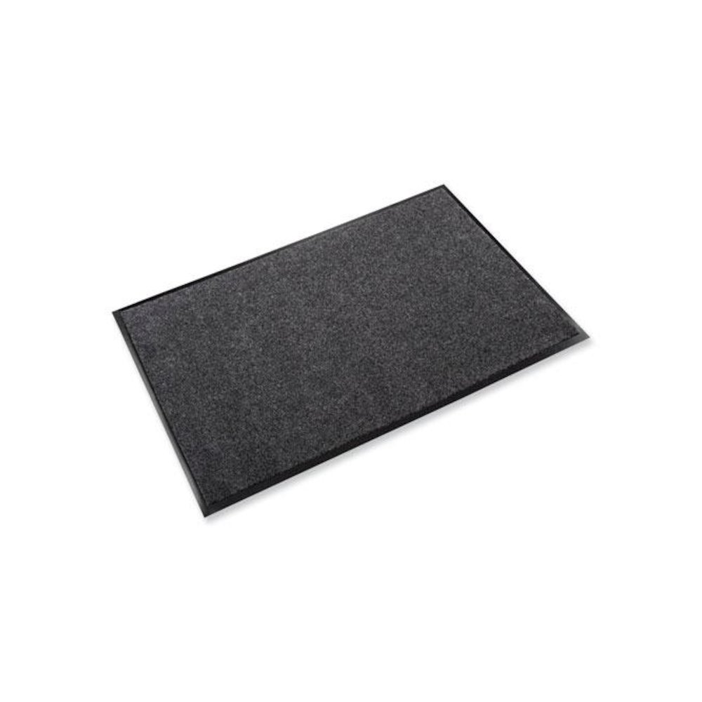 EcoStep Wiper Mat, Rectangular, Charcoal Gray Cut Pile Surface, 24" x 36". Picture 1