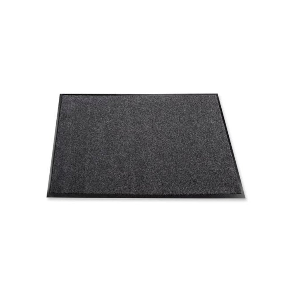 EcoStep Wiper Mat, Rectangular, Charcoal Gray Cut Pile Surface, 24" x 36". Picture 4