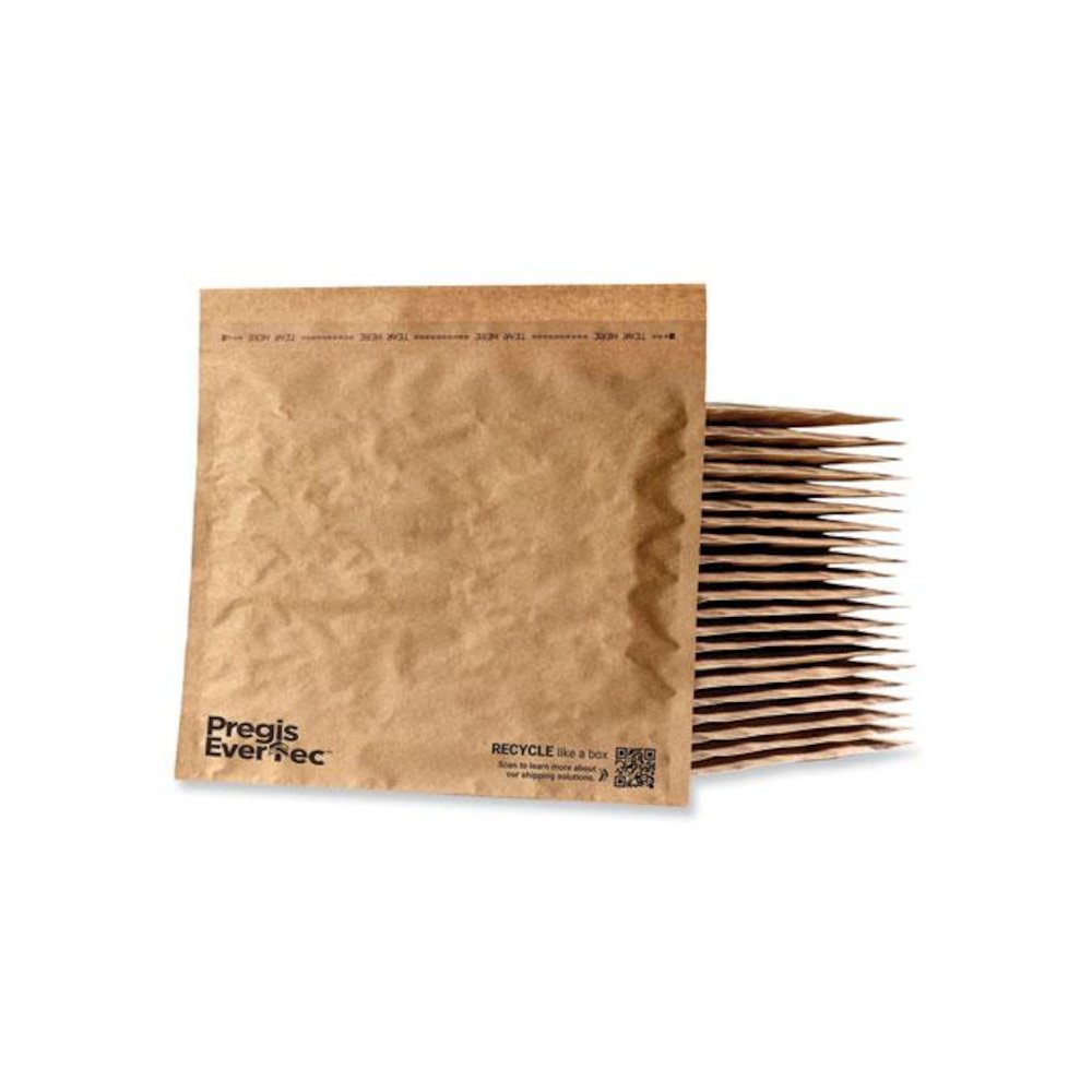 EverTec Curbside Recyclable Padded Mailer, #6, Kraft Paper, Self-Adhesive Closure, 14 x 18, Brown, 50/Carton. Picture 2