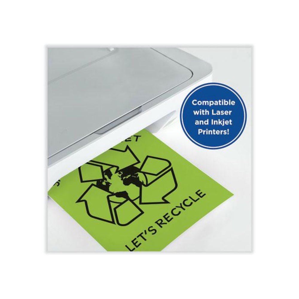 Color Cardstock, 65 lb Cover Weight, 8.5 x 11, Emerald Green, 250/Ream. Picture 2